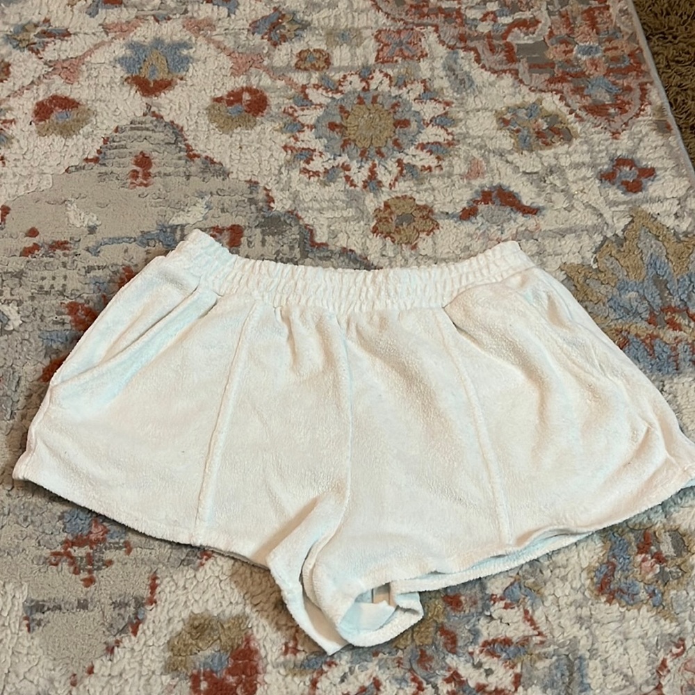 Forever21 white comfy shorts